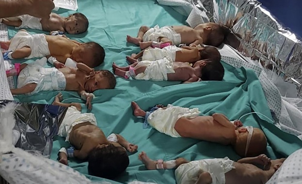 Палестински медици евакуираха 31 недоносени бебета от разкъсаната от войната