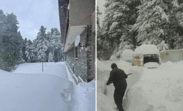 Изпратен на помощ снегорин се е обърнал
Около 30 души са