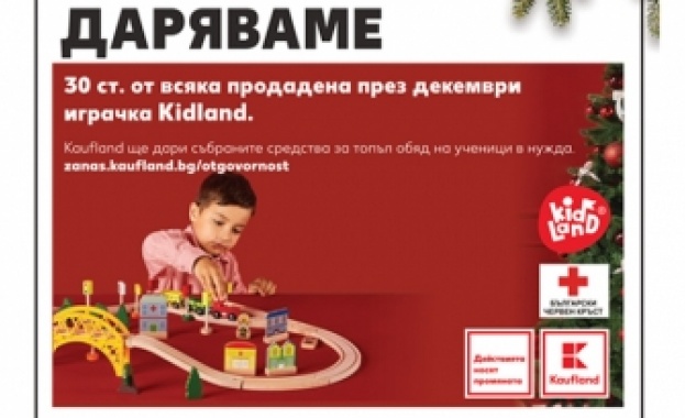 БЧК и Kaufland с нова съвместна кампания за осигуряване на безплатна топла храна в училище