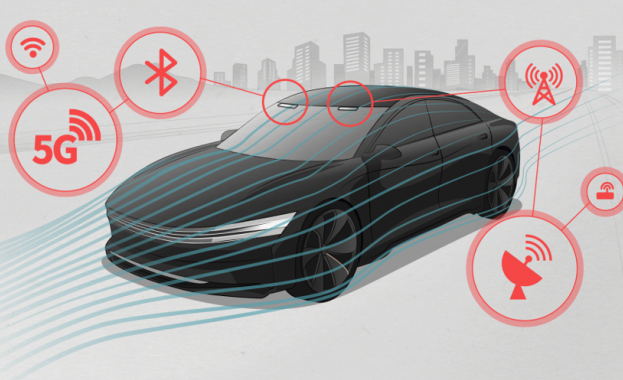 LG представи прозрачна антена за превозни средства в партньорство със Saint-Gobain Sekurit  на CES 2024 