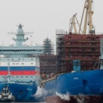 Пожар избухна на руски атомен контейнеровоз