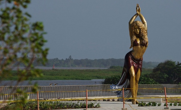 Статуя на Шакира беше открита в родния ѝ град в Колумбия