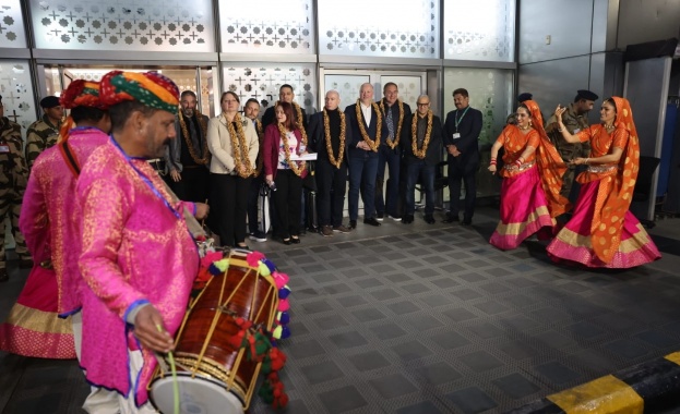 Българската парламентарна делегация водена от председателя на Народното събрание Росен