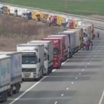 Блокада отново спря движението на тирове към Гърция