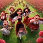 Изкуственият интелект премени героини на Walt Disney в български носии