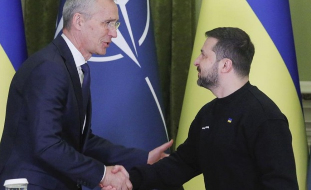 Зеленски се срещна с генералния секретар на НАТО Йенс Столтенберг в Давос