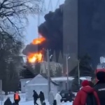 Пожар избухна в петролна база в руската Брянска област след украинска атака с дрон