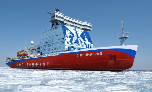 В Санкт Петербург започна строителството  на петия универсален атомен ледоразбивач