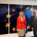 Министър Зарица Динкова се срещна с еврокомисаря за вътрешния пазар Тиери Бретон