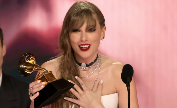 Снимка: Тейлър Суифт влезе в историята с четвърта награда "Грами" за албум на годината