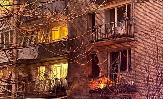 Дрон се разби в жилищна сграда в Санкт Петербург
