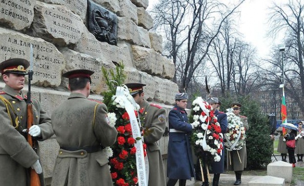 По повод 146-годишнината от Освобождението на България, БЧК организира поклонение пред Докторския паметник в София