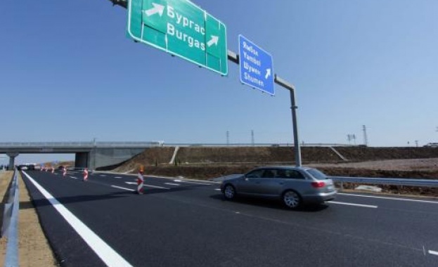 Движението при км 47 на АМ Тракия в посока Бургас