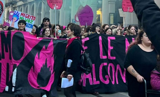 На международния ден на жената 8-и март, в Италия е