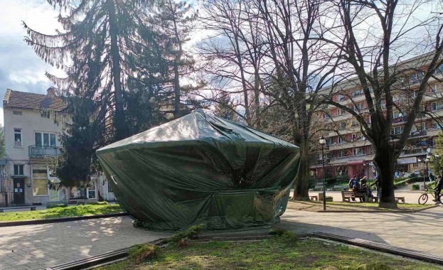 Заведението Гъбата функционира като търговски обект върху общински терен на