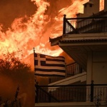 Гърция продължава да се бори с горските пожари край Атина и оценява щетите