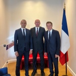 Костадинов и Стоянов от "Възраждане" се срещнаха с Никола Дюпон-Енян