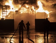 Пожар гори в петролен терминал в Краснодарския край в Русия