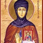 Преполовение. Св. прпмчца Теодосия