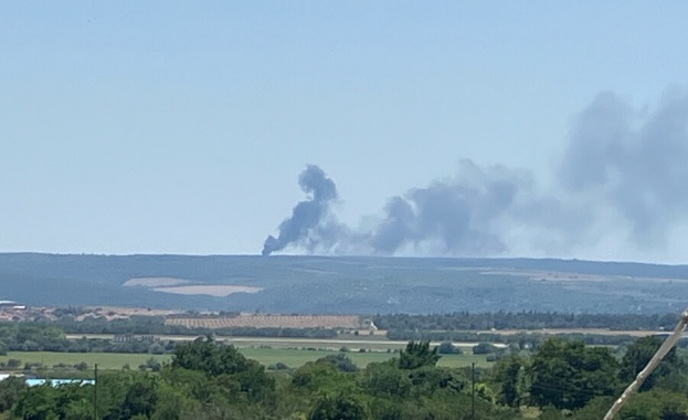 Голям пожар избухна в община Аврен