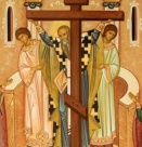 *Произхождение (изнасяне) на св. Кръст. Св. мчци 7 братя Макавеи. Св. Соломония. Св. Елеазар. (Водосвет) (Начало на Богородичния пост) 
