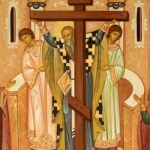 * Произхождение (изнасяне) на св. Кръст. Св. мчци 7 братя Макавеи, св. Соломония и св. Елеазар (Водосвет) (Начало на Богородичния пост) (вечерта – Вечерня с Молебен канон на Пресвета Богородица)