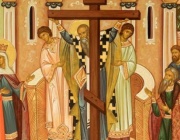 *Произхождение (изнасяне) на св. Кръст. Св. мчци 7 братя Макавеи. Св. Соломония. Св. Елеазар. (Водосвет) (Начало на Богородичния пост) 
