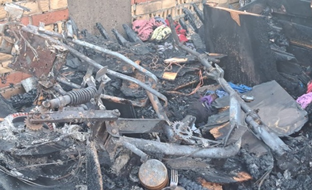 Тази нощ в град Нови Сад Северна Сърбия избухна пожар