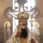 В Деня на Ловеч митрополит Гавриил подари на патриарх Даниил икона на Новоселските мъченици с частичка от техните мощи