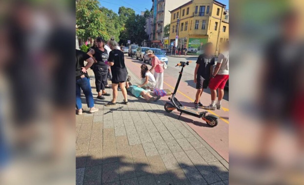 Жена е със счупена ключица след като е блъсната от