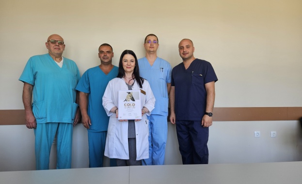 Екип от УМБАЛ "Св. Марина" - Варна със златна награда за лечение на инсулти