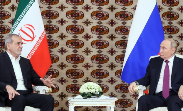 Руският президент Владимир Путин проведе разговори с иранския президент Масуд