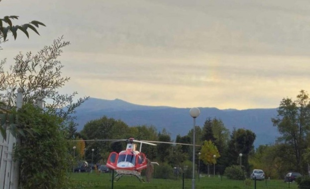 Въздушната линейка транспортира от Благоевград пациентка в тежко състояние По информация