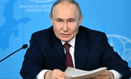 Владимир Путин с речта си на конгреса на партията "Единна Русия" я утвърди като военна партия