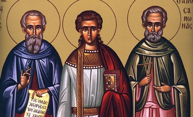 Св Гурий и Самон пострадали в гр Едеса във време