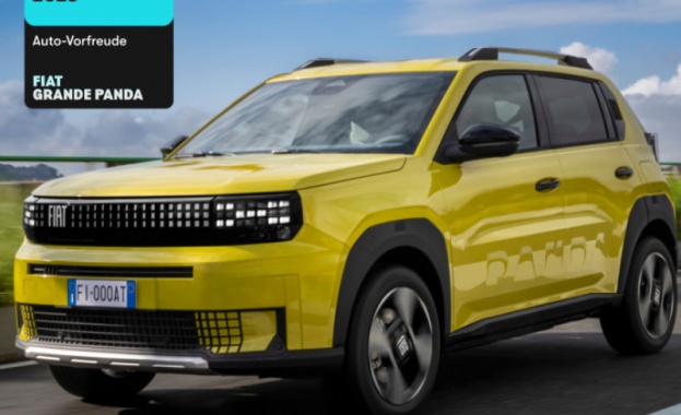 FIAT Grande Panda спечели първата си международна награда преди пускането си на пазара - "Carwow of the Year Award 2025" FIAT Grande Panda спечели първата си международна награда преди пускането си на пазара - "Carwow of the Year Award 2025"