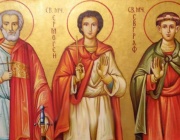 Св. мчци Мина, Ермоген и Евграф