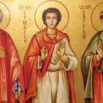 Св. мчци Мина, Ермоген и Евграф