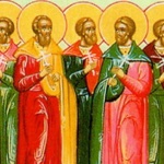 Св. мчци Евстратий, Авксентий, Евгений, Мардарий и Орест. Св. мчца Лукия девица