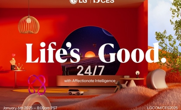 LG представя „Life’s Good 24/7 with Affectionate Intelligence” на CES 2025 LG представя „Life’s Good 24/7 with Affectionate Intelligence” на CES 2025