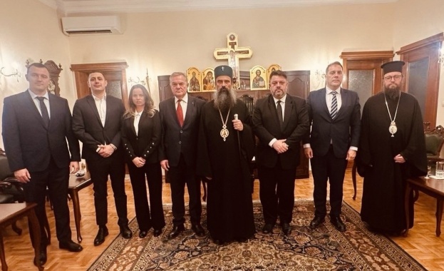 Патриарх Даниил прие представители на коалиция БСП ОБЕДИНЕНА ЛЕВИЦА на среща