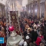 Отслужиха литургия на Коледа по стар стил във Витлеем