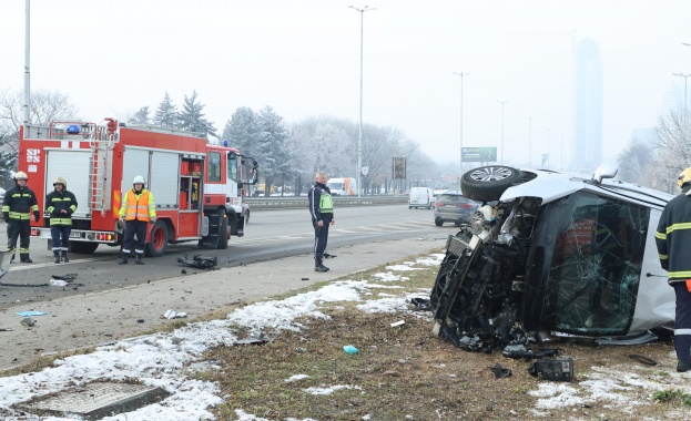 Тежка катастрофа взе жертва на бул. „Цариградско шосе“ в София 