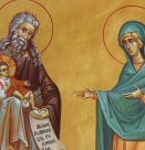 Св. Симеон Богоприимец и Анна пророчица. Св. пророк Азарий. Св. равноап. Николай Японски