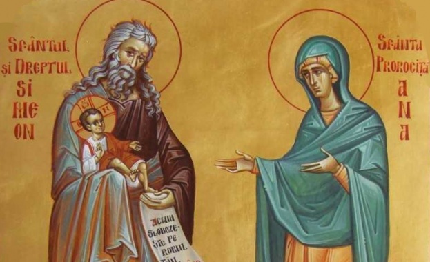 Св. Симеон Богоприимец и Анна пророчица. Св. пророк Азарий. Св. равноап. Николай Японски