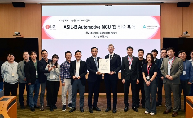 LG получава признание за иновация с първия си сертифициран автомобилен MCU