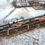 Хаос от верижни катастрофи след снежна буря в Швеция, над 100 души са в болница