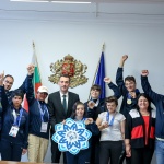 Министър Пешев награди участниците на Световните зимни игри на Спешъл Олимпикс