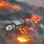 Южна Корея се бори с едни от най-тежките пожари в историята си