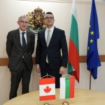 Процеса по присъединяване на страната ни към ОИСР и активизиране на икономическите отношения обсъдиха министър Дилов и посланикът на Канада за България